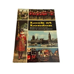 Vintage 1970's Look at London Pictorial Book Jarrold & Sons Beautiful Photos